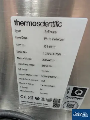 USED Thermo Scientific Thermo Scientific Haake Pelletizing Line, Model Pharma 11 HME
