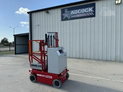 New | in-Stock 2026 MEC MME25 Vertical Mast Lifts Texas US | Adcock Equipment USA #1524571