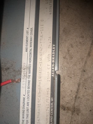 Allen Bradley 216ZNA-015CAB-6P-14HA1C-14L6-42-79UL-111 Q, 15HP,
