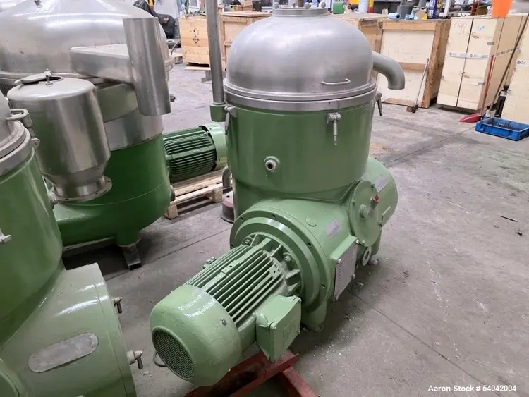 Used WESTFALIA RTA140 Disc Batch Centrifuges Illinois US | Aaron Equipment #330200