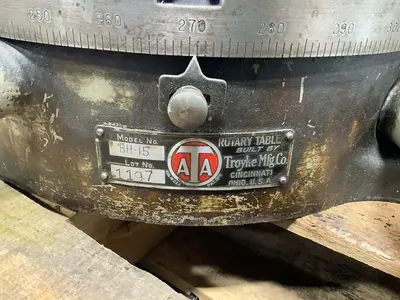 Used TROYKE BH15 Rotary Tables Ohio US | HGR 24 #1482452