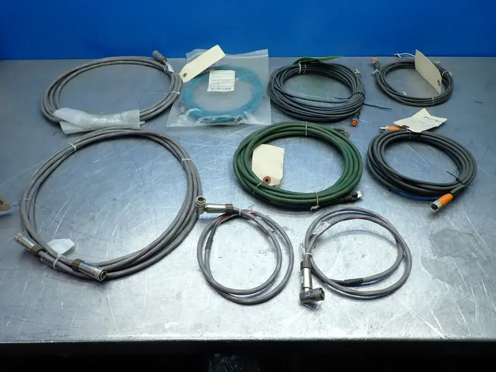 9pcs Industrial Cordset Lot