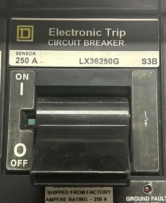 Used SQUARE D LX36250G Miscellaneous Equipment (Electrical & Power) Ohio US | Surplus Asset Holdings #1209058