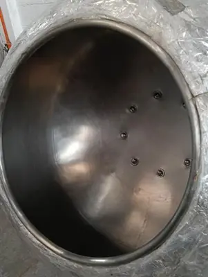Stainless Steel 38" Diameter Coating Pan