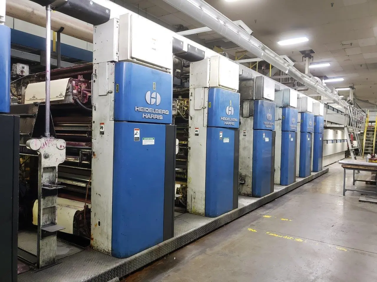 USED HEIDELBERG HARRIS M1000 / M1000A / M1000A1 / M1000A2 / M1000B / M1000BE Commercial Web Offset Press Systems