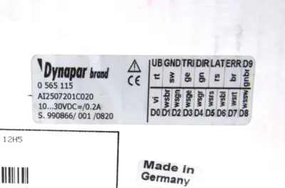 NEW DYNAPAR AI2507201C020 ENCODER