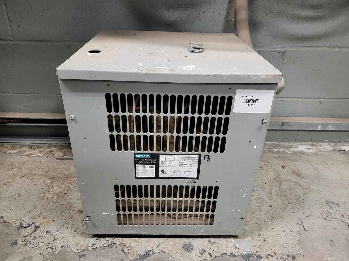 USED SIEMENS S3G3015C