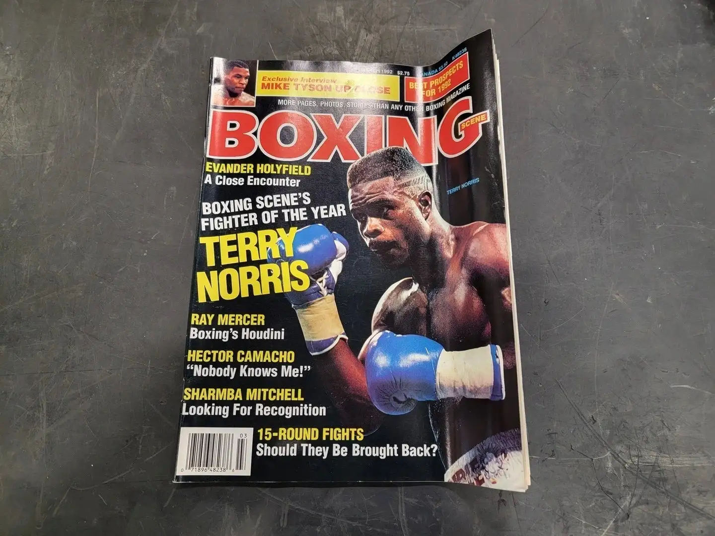 USED BOXING SCENE MARCH 1992