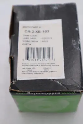 NEW IN BOX SMITH BEARING CR-2-XB-163 CAM FOLLOWER BEARING STOCK H568A