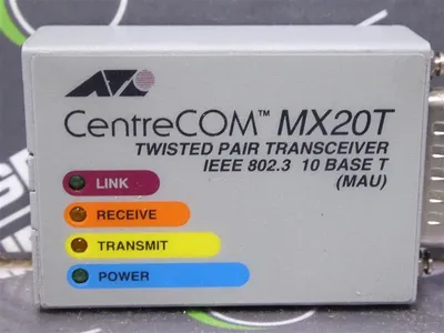 Allied Telesyn AT-MX20T CentreCOM Twisted Pair Transceiver Used