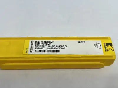 USED KENNAMETAL CCMT09T308MP SCREW-ON CCMT-MP POSITIVE INSERT