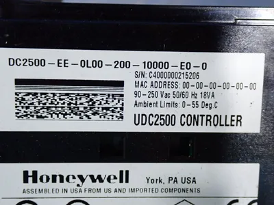 Used HONEYWELL DC2500EE0L0020010000E00 Temperature Controls Ohio US | HGR 24 #1084999