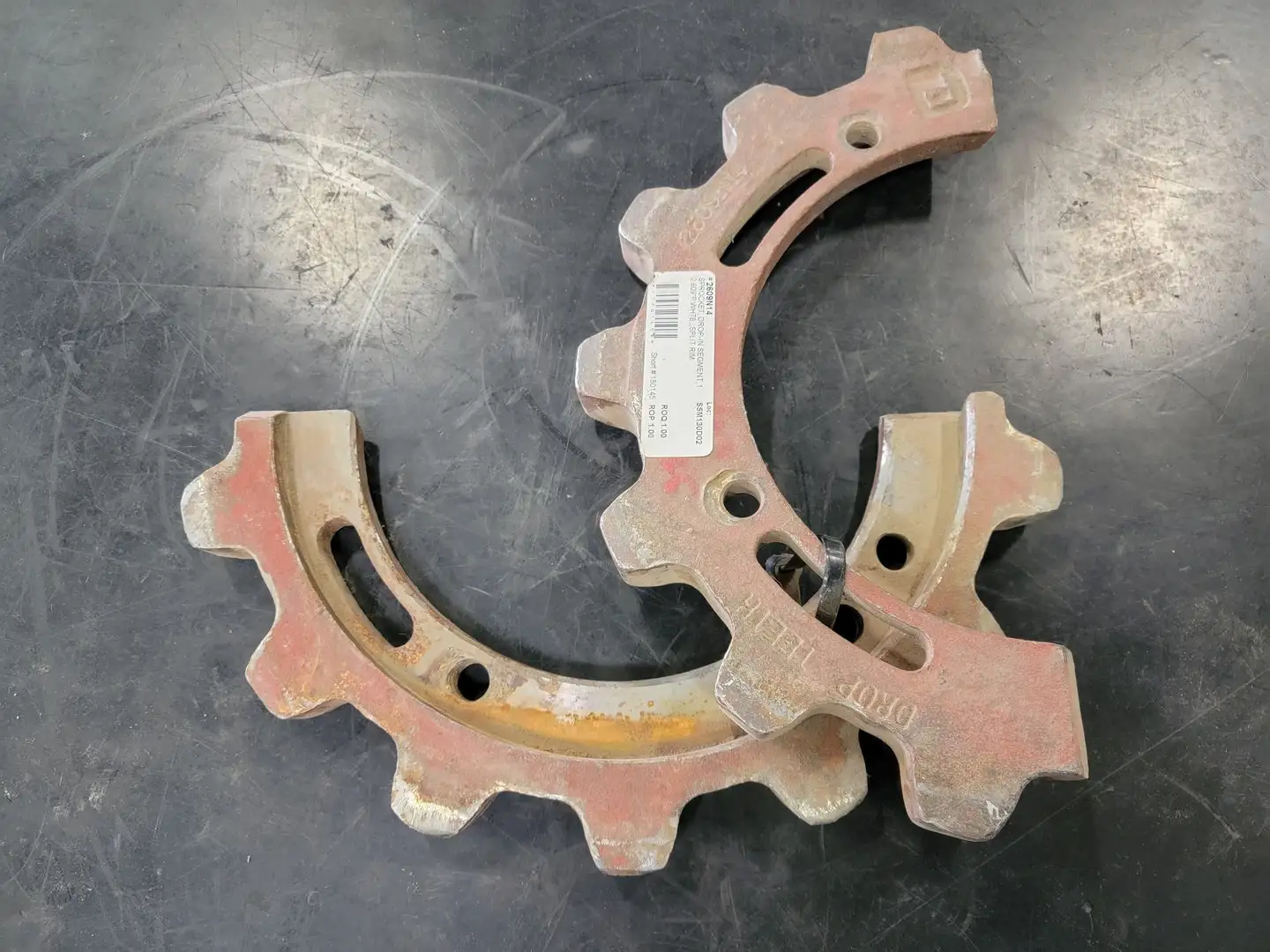 Segmental Rim Sprocket WH2609M14, Chain WH78, 2.609 Pitch