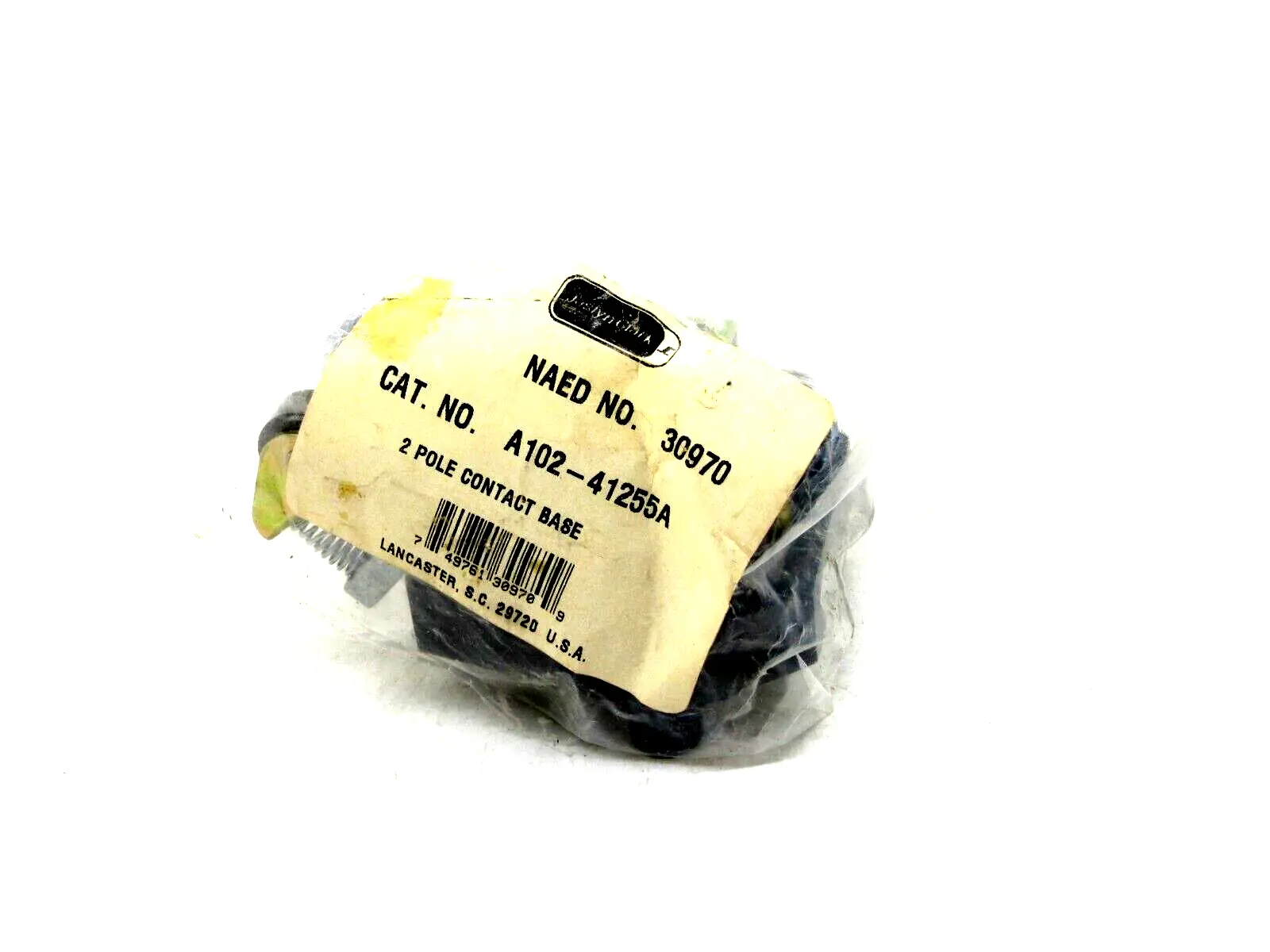 NEW JOSLYN CLARK A102-41255A 2 POLE CONTACT BASE A10241255A