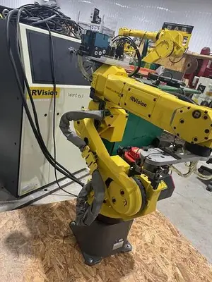 Used FANUC M10IA/10S ROBOT WITH R30IA CONTROLLER, VISION READY WITH CAMERA, ONLY 112 HOURS Robots | Harbor Machinery Inc. #1283371