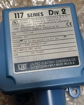 NEW United Electric Controls H117-566