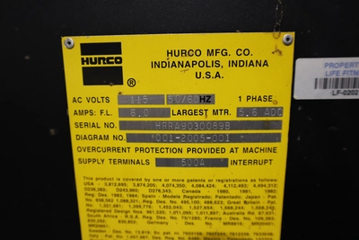 USED 1999 HURCO PA65-25