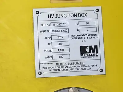USED 2015 METALEC DDMJB5-600