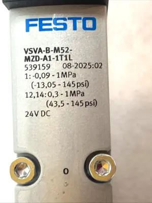 New | in-Stock Festo Pneumatic Solenoid Valve 5/2 , 24VDC 539159 Solenoid Valves Michigan US | Maverick Industrial Sales #1395084