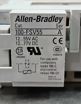 Allen-Bradley 100-C23D*01 Ser C Motor Starter with 100-FSV55/A. 4D-20