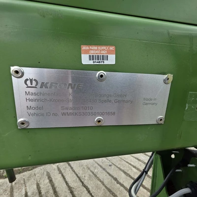 2020 KRONE SWARDO 1010 Hay Rakes | Iron Listing (9)