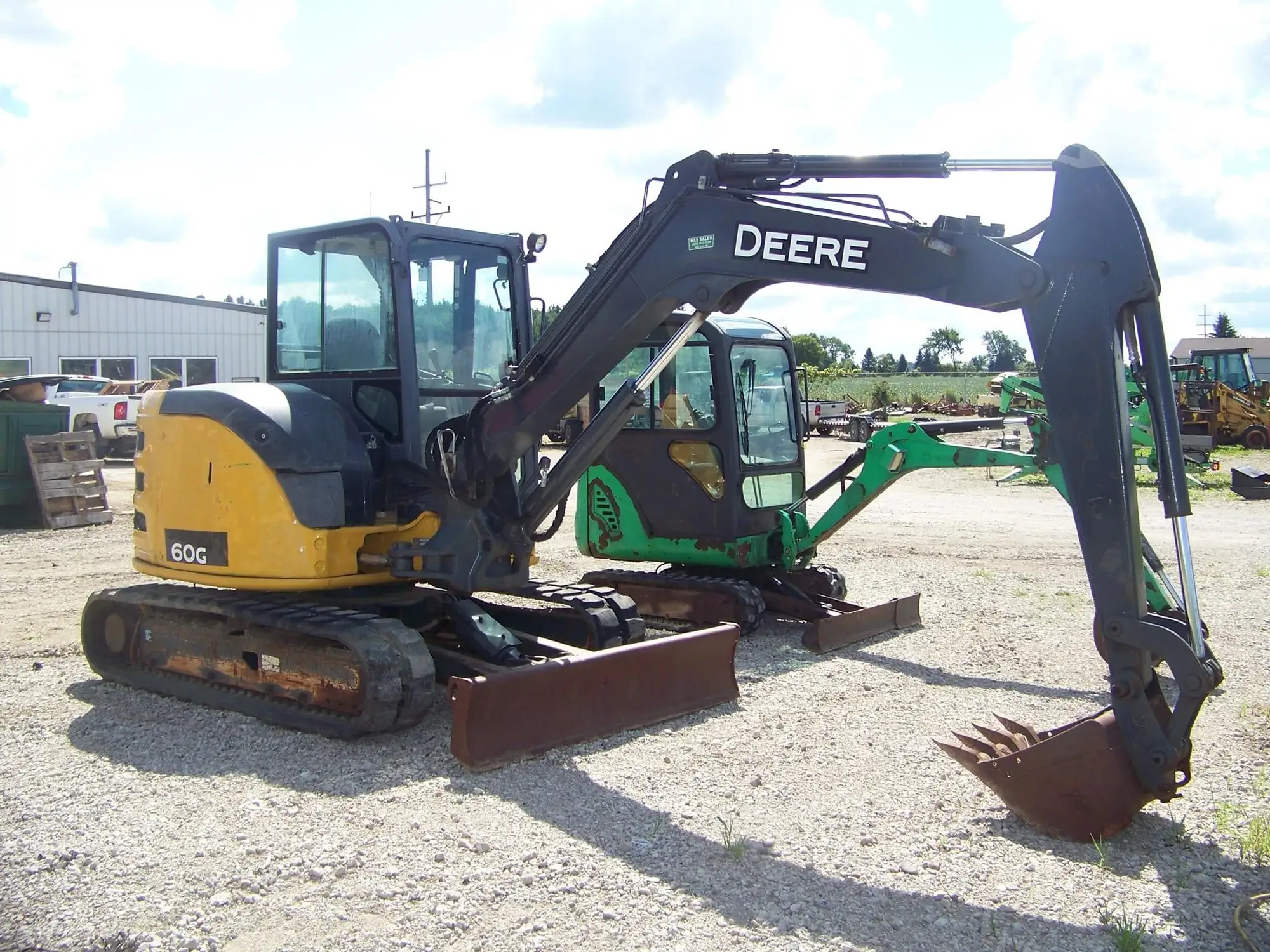 Used 2016 DEERE 60G Crawler Excavators - Mini Michigan US | NAS Sales #1557031