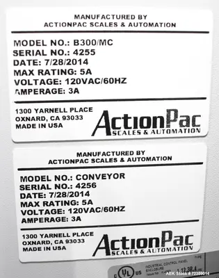 USED ACTIONPAC B300/MC