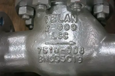USED VELAN F08-2114C-02TY
