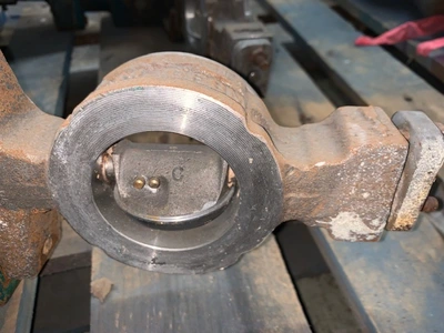 2"-600# Fisher Butterfly 8550 Control Valve