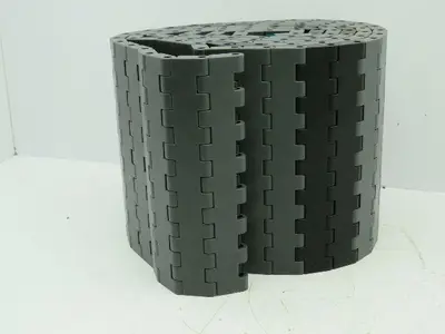 System Plast LFG 2252-K750 FT Flat Top Modular Plastic Conveyor Belt 7-1/2" x 8'