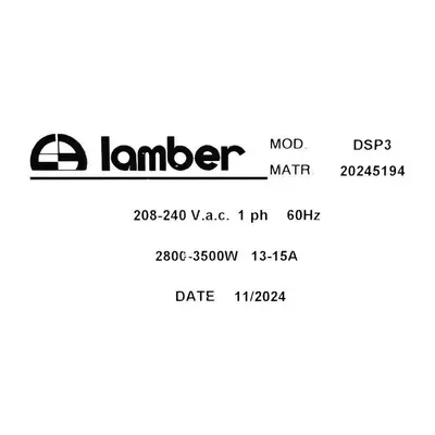 USED LAMBER DSP3