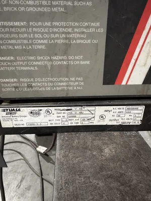 The General 24 Volt Forklift Charger