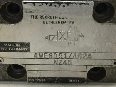 USED REXROTH 4WE6D51AG24NZ45