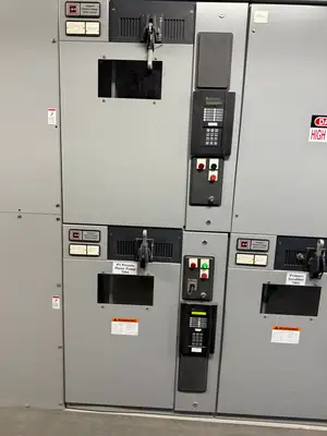 MV Double-Ended Unit Substation - 2 x 2000/3000kVA, 13.8kV Transformers w/ 4160V Ampgard Switchgear
