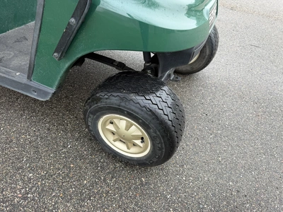 (1) 2014 E-Z-Go golf cart with a Kawasaki gas engine, includes canopy, ball carrier, fold-down winds...