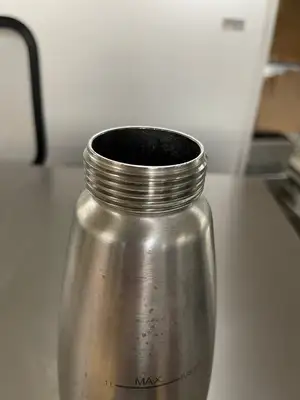 Used IsI Used isi Whipped Cream Dispenser 1L Replacement Stainless Bottle Restaurant Small Appliances Illinois US | Falcon Restaurant Supply #1374990