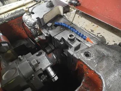 National Machinery .420" Double Stroke Roller Header; Cutoff Diameter: .420", PPM: 200, Max Cutoff