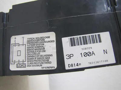 USED GE TED136YT100