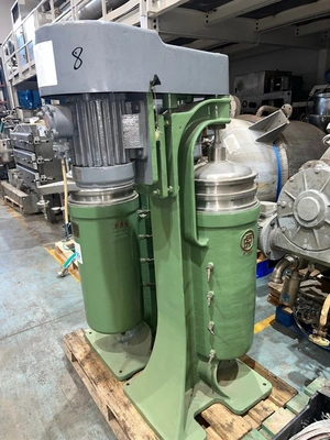(3) RINA SR-10C tubular bowl centrifuges, 316SS.
