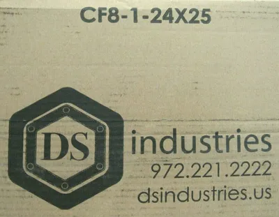 NEW DS INDUSTRIES CF8-1-24X25 CERAMIC FIBER BLANKET 8LB DENSITY 1" THICK 24"X25'