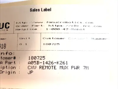 USED FANUC POWER CABLE