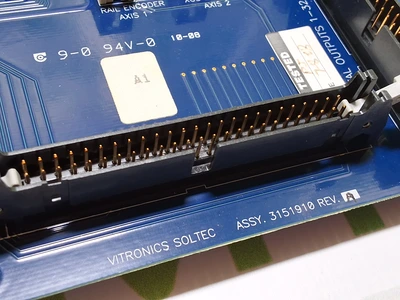 VITRONICS SOLTEC 3151910 MAIN INPUT OUTPUT RELAY BOARD ASSEMBLY