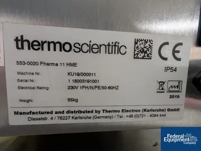 USED Thermo Scientific Thermo Scientific Haake Pelletizing Line, Model Pharma 11 HME