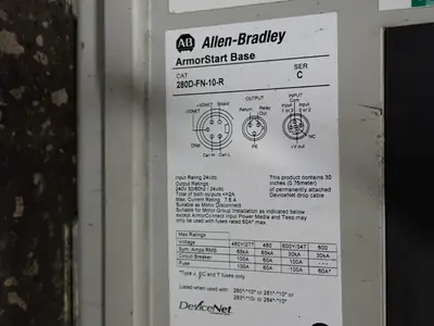 USED ALLENBRADLEY 280DF12710CGRW3P1