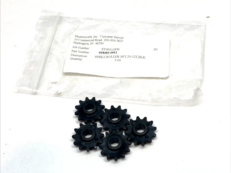 Used SHUTTLEWORTH ROLLER SPROCKET PKG OF 5 Misc Industrial Equipment | Maverick Industrial Sales #1099752