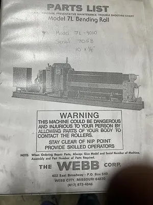 USED WEBB 7L-9010