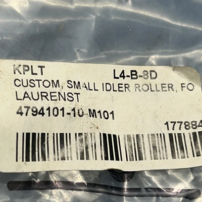 (2) Idler Rollers 4794101-10-M101 NNB Fast Shipping! + Warranty