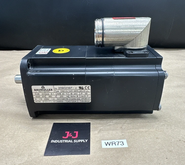 Used BAUMULLER 410117/5139669/70407204 C Servo Motors Indiana US | J&J Industrial Supply #1123231