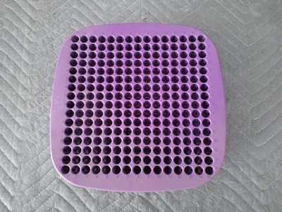 GE Pharmacia AKTA Fraction Collector Rack 240x .5ml (Purple) Lot of 3