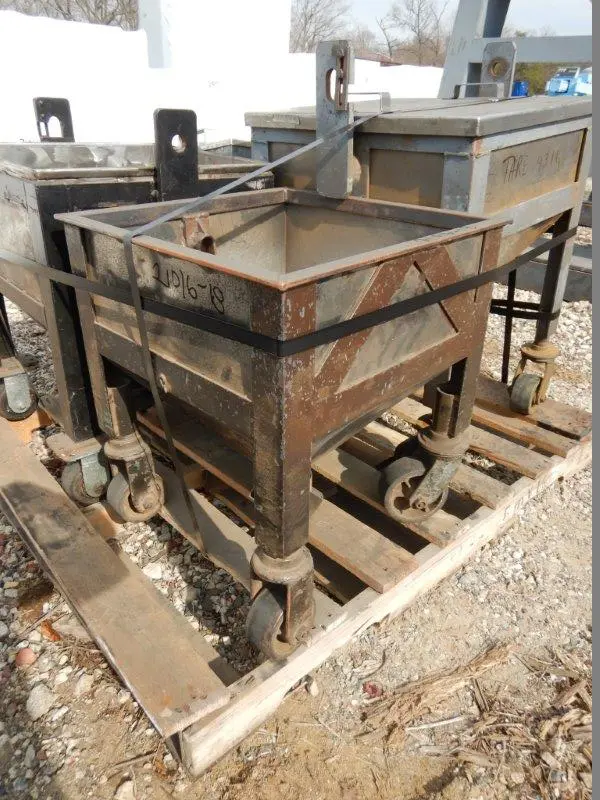 5 Cubic Foot Stainless Steel Hopper